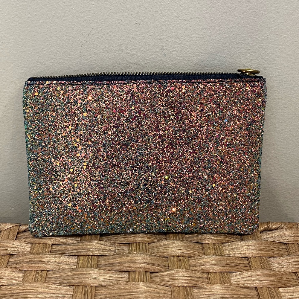 NWT Madewell Glitter Clutch